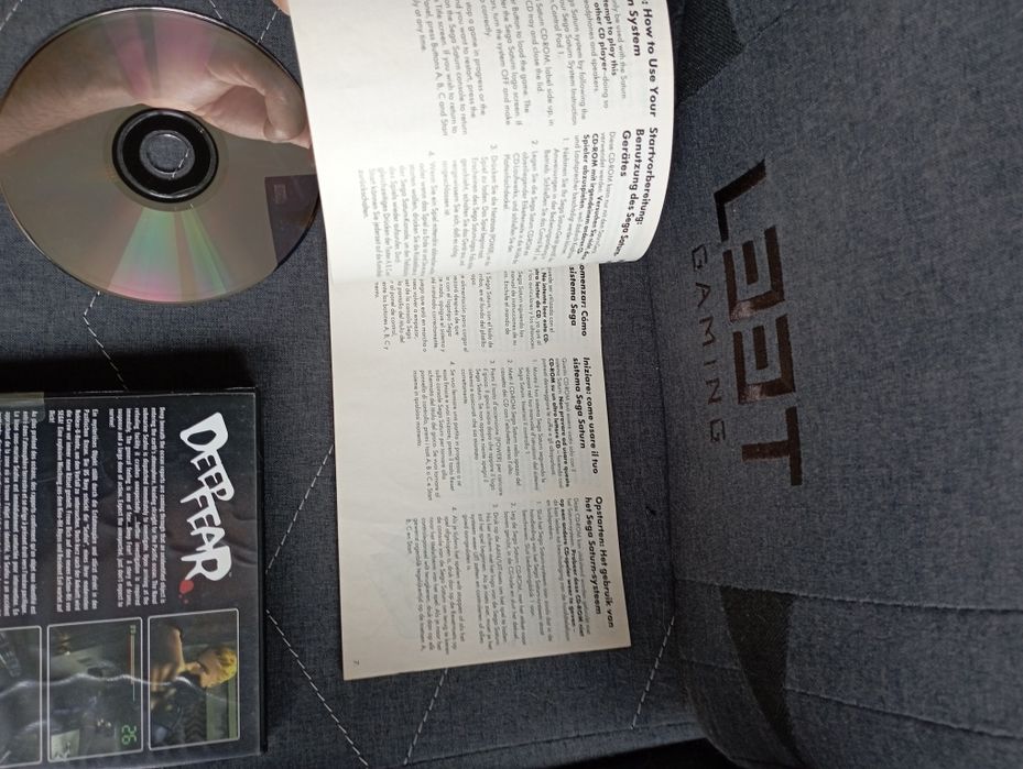 Sega Saturn - Deep Fear CIB em excelente condição