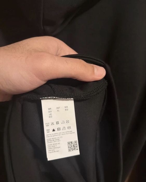 Hugo Boss Sweatshirt hoddie preto ORIGINAL/NOVO