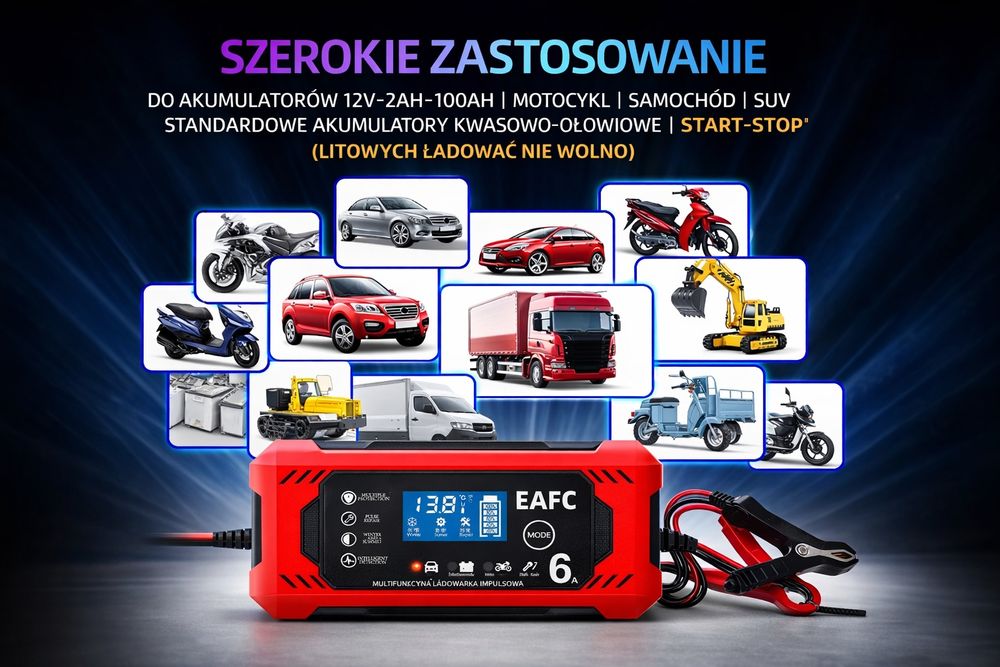 Profesjonalna inteligentna ładowarka impulsowa EAFC – renomowana marka