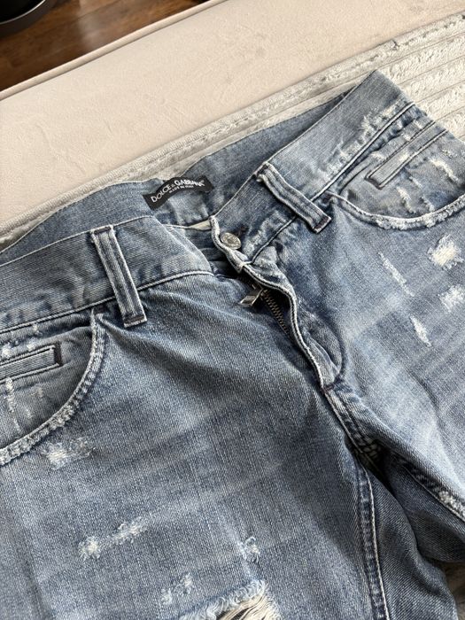 Oryginalne Jeansy DOLCE & GABBANA Ripped Distressed – Stan BDB, Rozmiar  48!