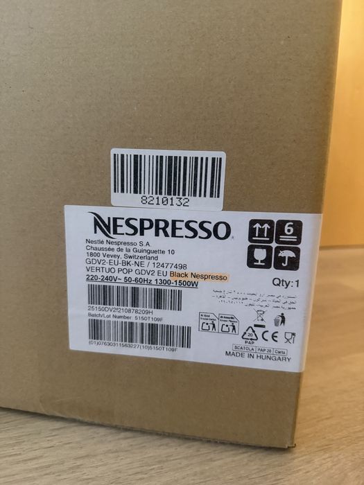 Máquina Café Nespresso Vertuo Pop - NOVA