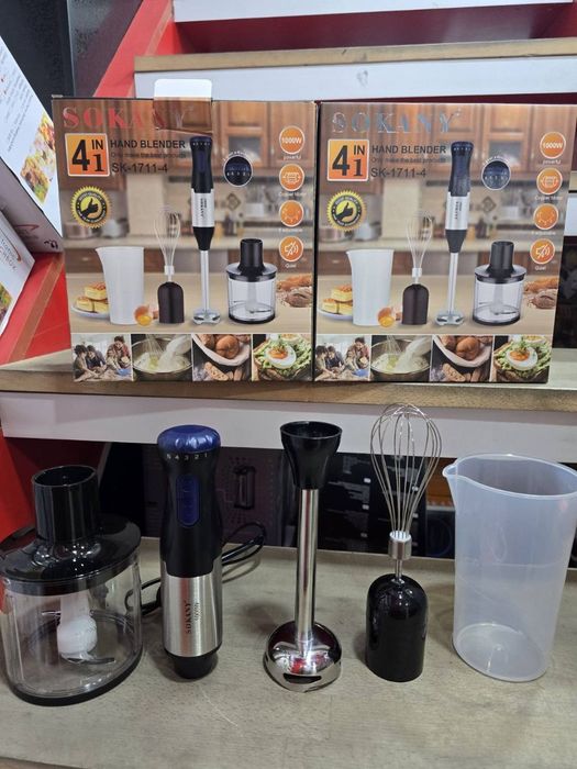 Ручний блендер SOKANY 4-в-1 SK-1711-4