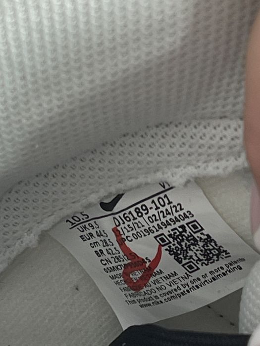 Оригінал Кросівки Nike Dunk Hight DJ6189 -101 оригинал найк данки 44.5