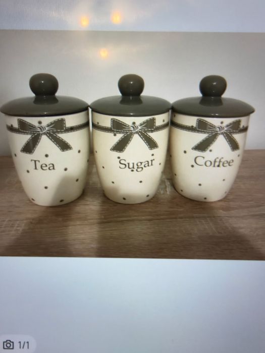 Pojemnik na kawę, herbatę i cukier