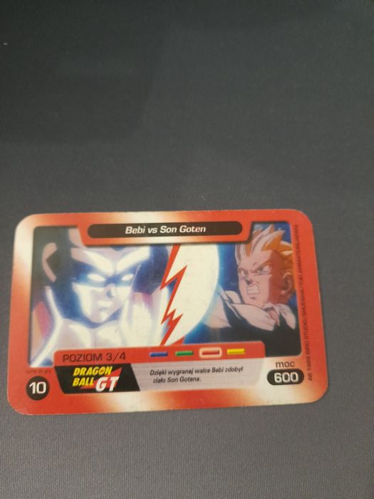 Bebi vs Son Goten, karta walk nr10, Dragon Ball GT,  chio