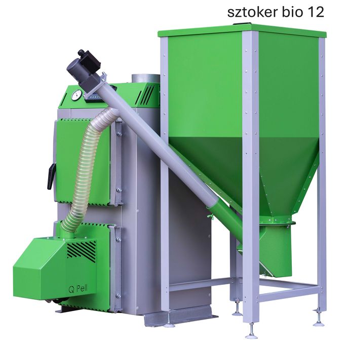 Kocioł na pellet Sztoker Bio 12 kW z zasobnikiem bocznym | 5 klasa | Ecodesign | Faktura VAT