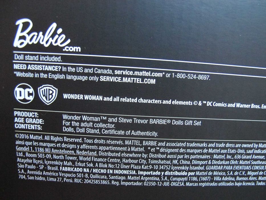 Коробка диорама Wonder Woman Барби Чудо Женщина Райский остров