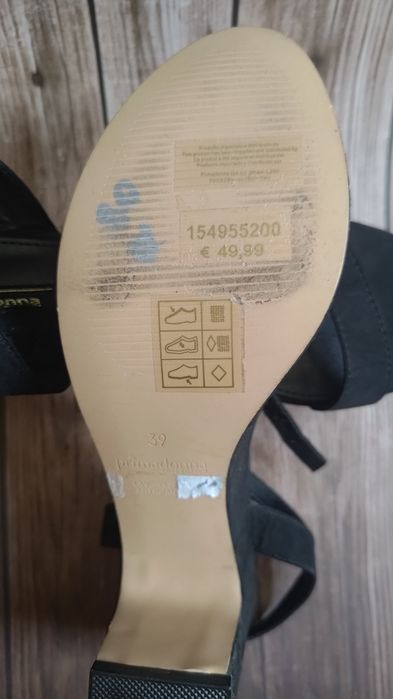 Primadonna collection 39 sandały koturn włoskie buty