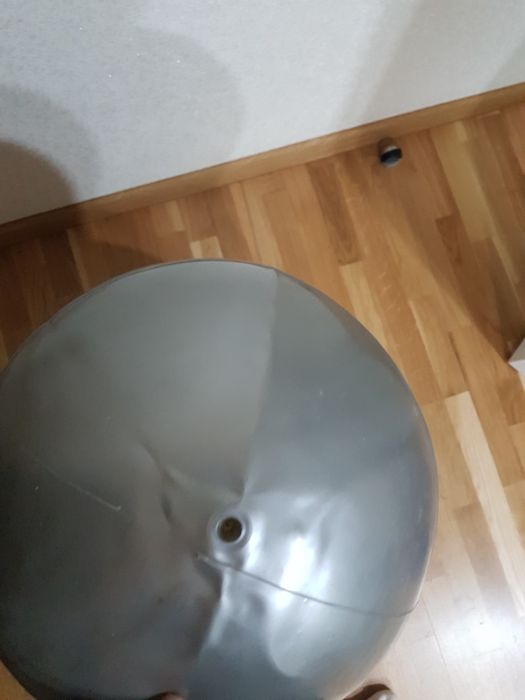 М'яч для фітнесу Арахіс (фітбол) 50х100см сірий