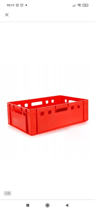 Skrzynka Euro E2  nowy pojemnik używana