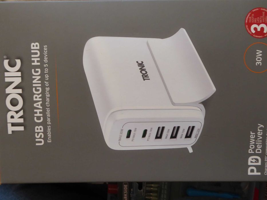 Nieużywana ładowarka USB HUB TRONIC