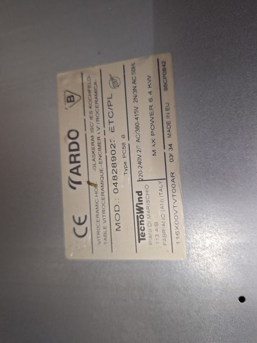 Piekarnik elekryczny Ardo +płyta kuchenna  Ardo