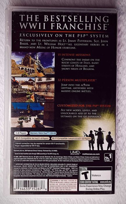 Medal of Honor Heroes PSP