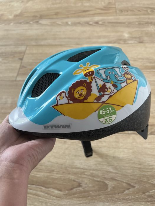 Dziecięcy, Chłopięcy Kask Rowerowy, B’Twin, rozmiar XS