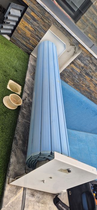 Cobertura elétrica pisicina com lâminas pvc - preço muito competitivo