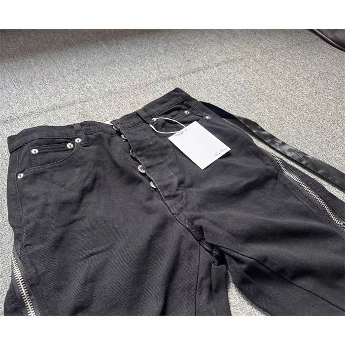Джинсы клеш flared jeans Rick Owens black