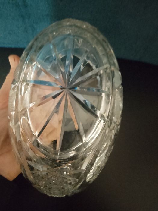 Vintage Kryształowa łódka styl boho