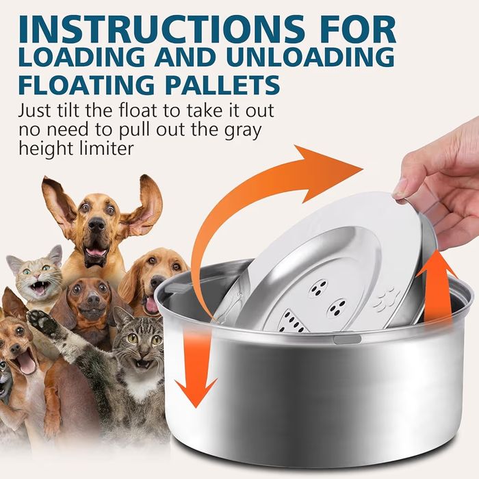 Bebedor anti-gotejamento, 3 L Bebedor anti-salpicos cão, bebedor cão g