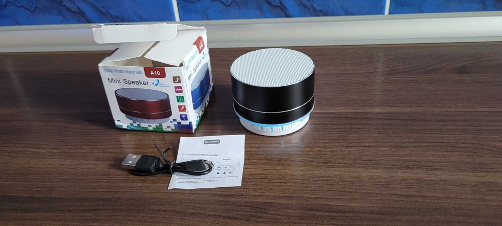Głośnik Bluetooth, FM, micro SD, Music Mini Speaker czarny.
