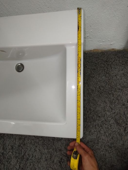 Lavatório/Pia de Casa de Banho 80x55 cm – Excelente Estado