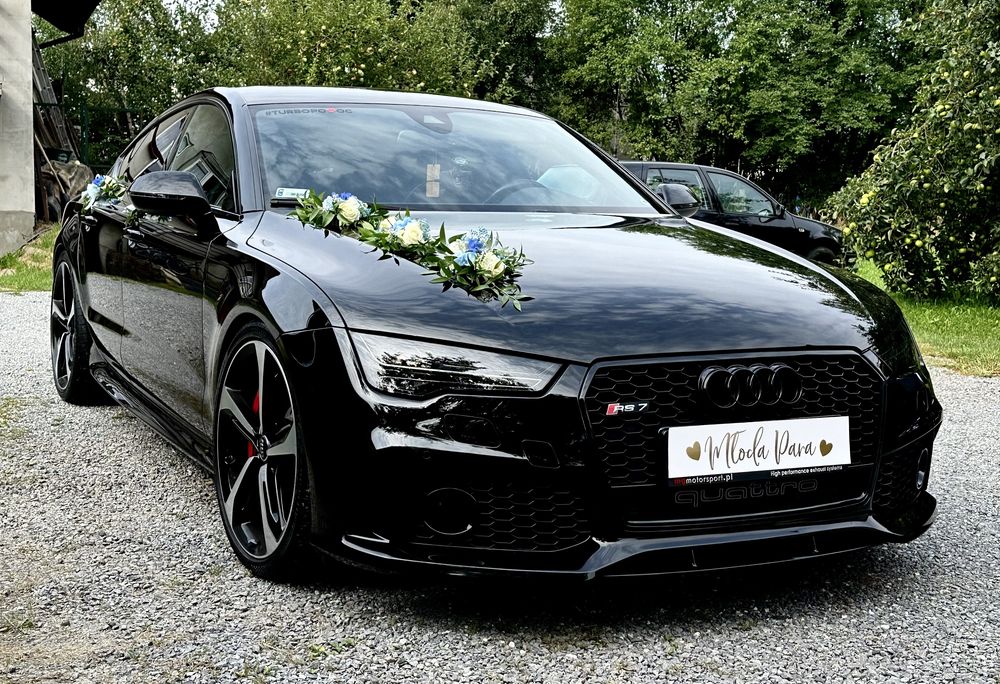 Audi RS7 700KM!!-samochód do ślubu! Wydech  MgMotorsport!