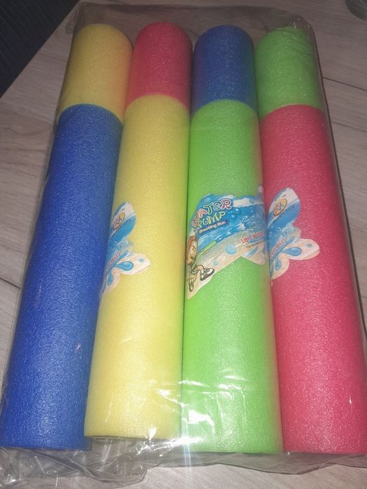 Zestaw 4 szt. 30cm pistolety piankowe na wodę armatka wodna do basenu