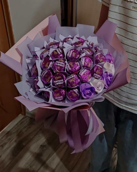 Букет из конфет Зоряне сяйво до дня вчителя  вихователя