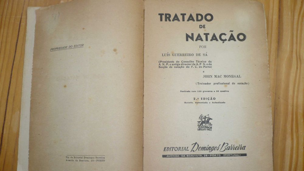 Tratado de Natação - Luis Guerreiro de Sá ,John Mac Monegal