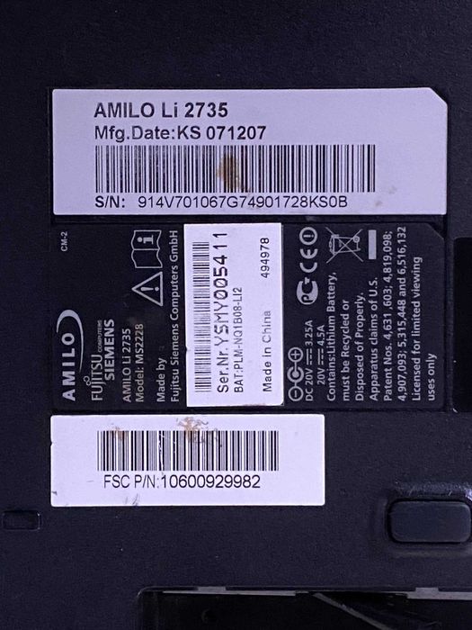 Fujitsu Amilo Li 2735