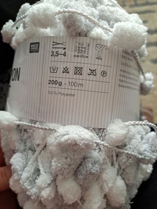 Włóczka pompon print