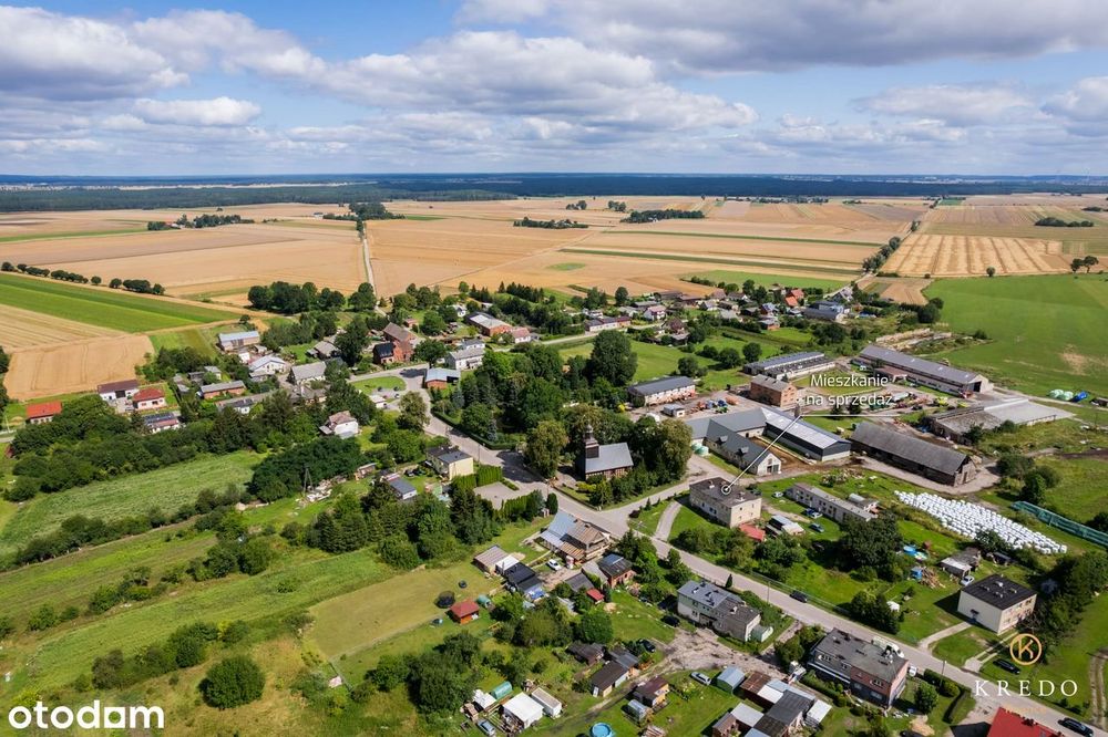 62,18 m² | 2 pokoje | Działka ok. 500 m² | Słupia, gm. Debrzno