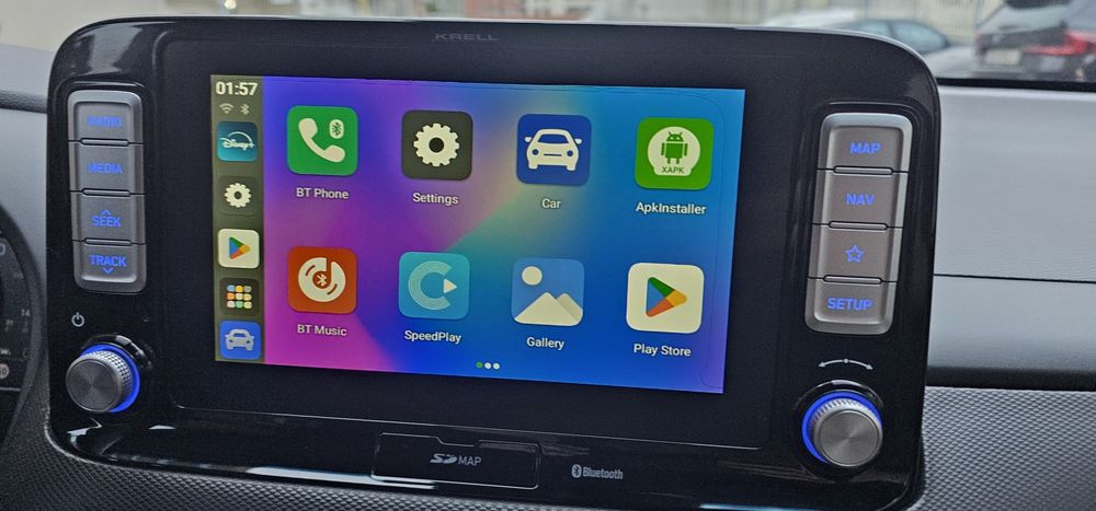 Aibox Android Box, com Apple Car play e Android Auto