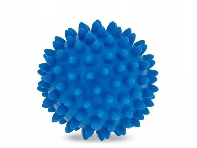 Piłka sensoryczna do masażu i rehabilitacji 6.6 cm, niebieska. Tullo. Nowy Produkt