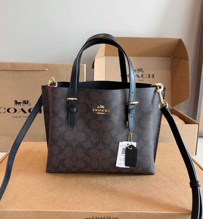 Шкіряна сумка Coach Mollie Tote
