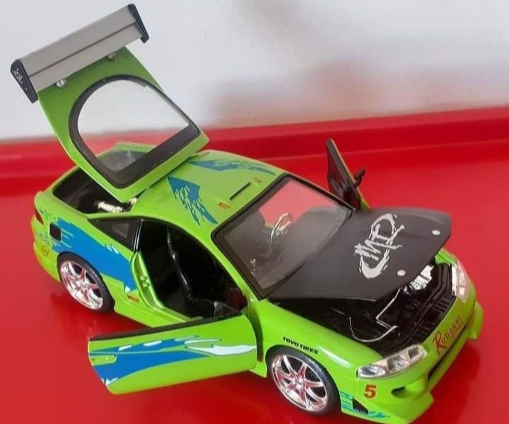 Mitsubishi eclipse fast & Furious escala 1:24