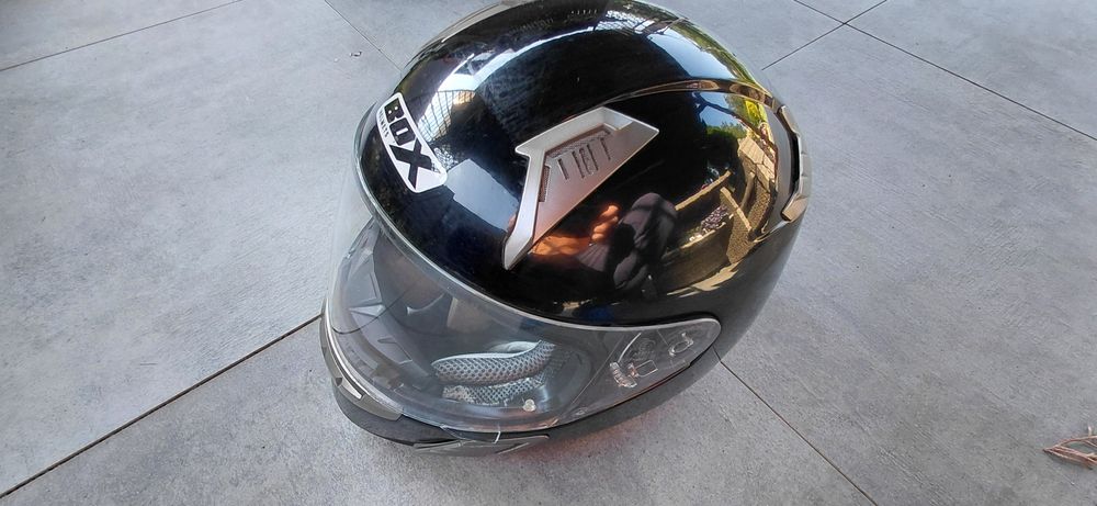 Kask motocyklowy box helmets rozmiar XL czarny