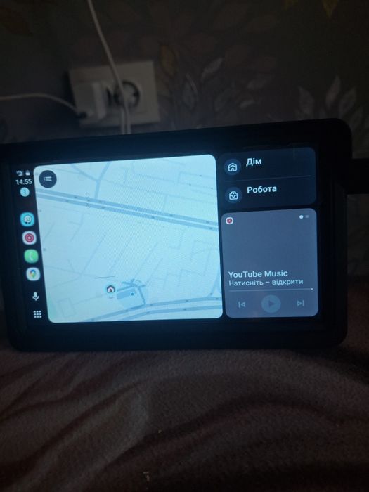 Монітор для машини carplay з камерою