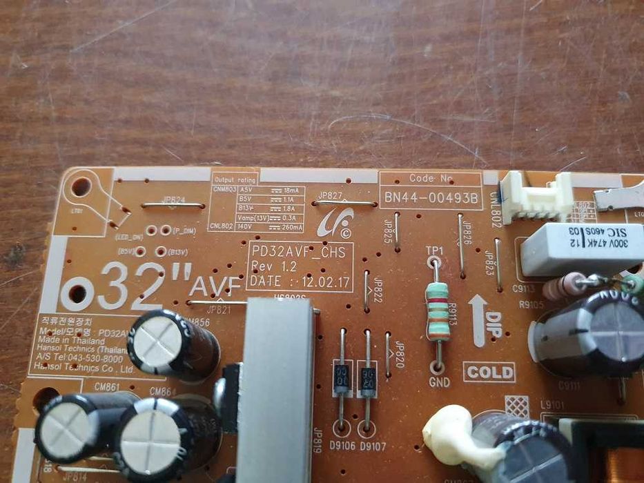 Блок питания BN44-00493B с телевизора Samsung UE32EN5307K: 650 грн ...