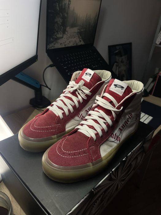 Vans X Palm Angels Sk8-Hi Reissue Vlt Lx Red