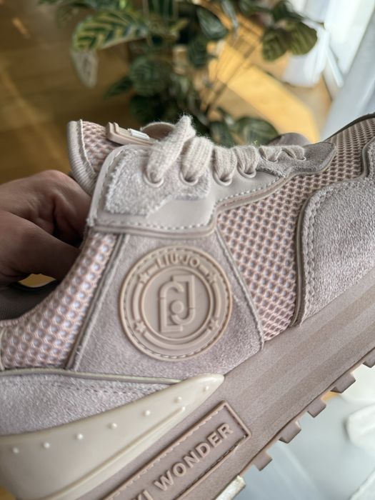 Skorzane sneakersy Maxi wonder Liu Jo