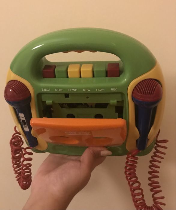 Gravador de cassetes infantil