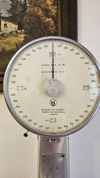 Balança Antiga Romão & Companhia – Fábrica de Balanças Lisboa