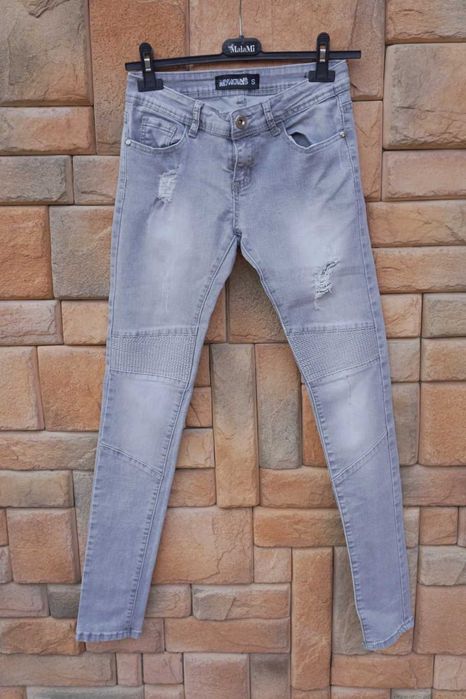 Szare spodnie jeans MyHalys - S /36