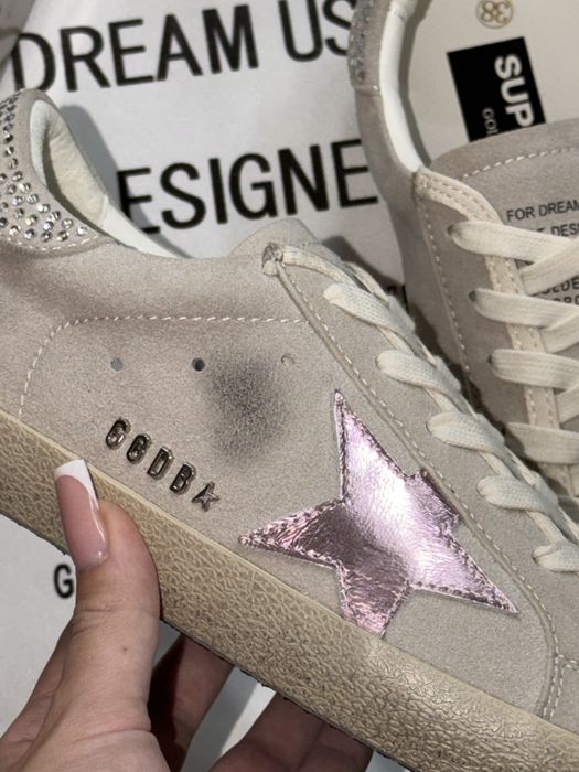 Кеди golden goose 37,38,39  розміри ,рожева зірка голден гус