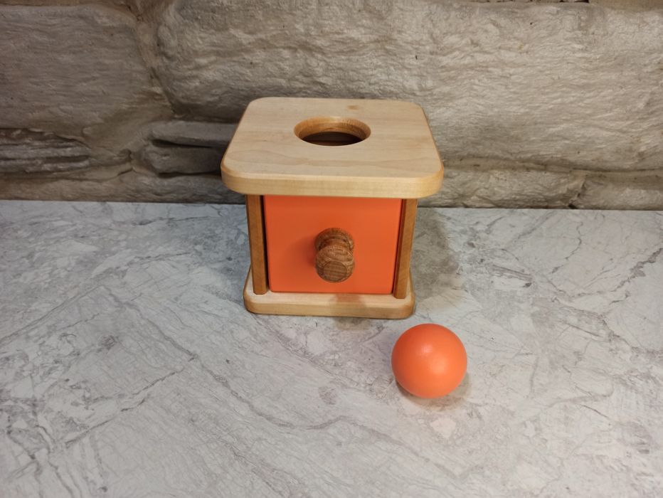 Набір коробок постійності. Дерев'яні іграшки Монтессорі