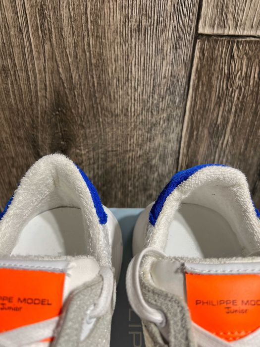 Buty skórzane sneakersy philippe model 75169 nappy dragon 37