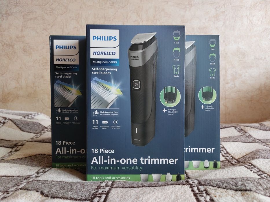 Тримери універсальні PHILIPS Norelco Series 5000 MG5910/49 18in1. NEW!