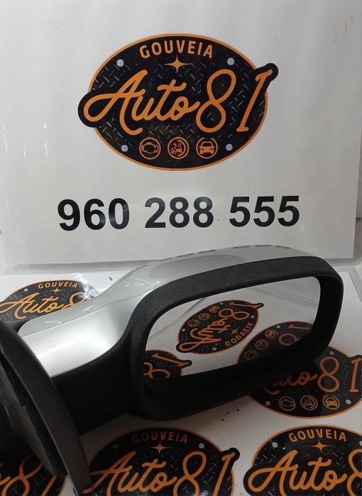 Espelho retrovisor eletrico direito cinza renault Megane II ano 2006