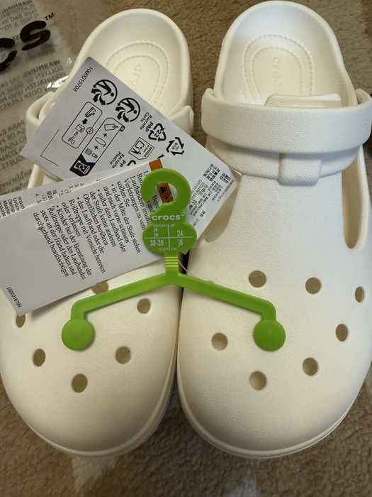 Крокси нові білий колір