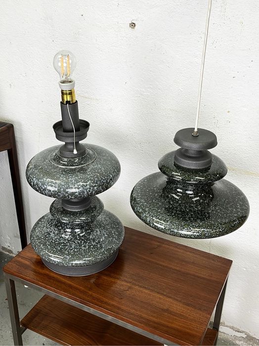 Candeeiros cerâmicos vintage